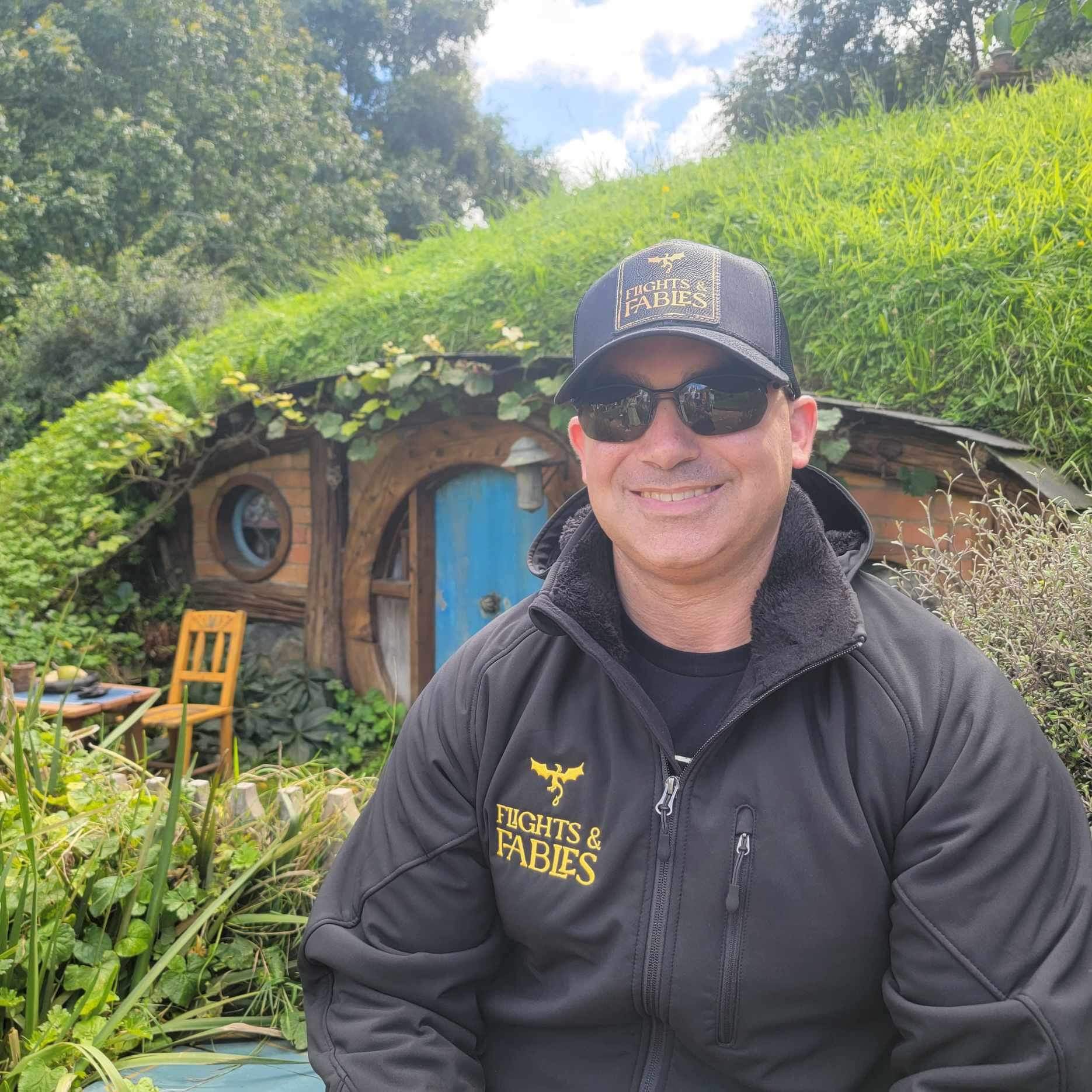 Rocky with Hobbit House