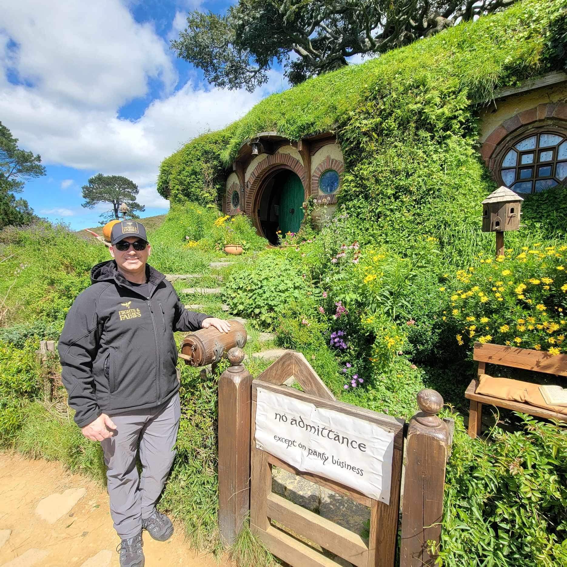 Rocky with Hobbit House
