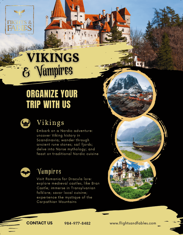 Vikings and Vampires flyer