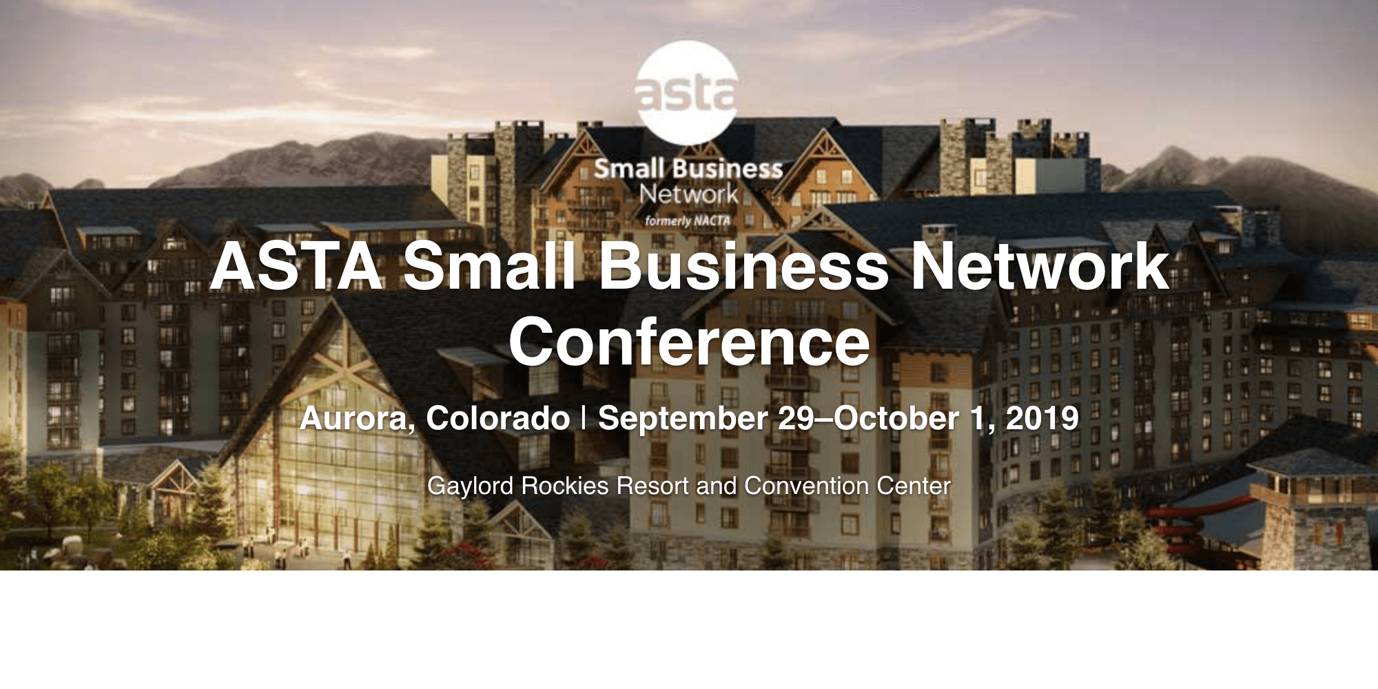 ASTA Small Business Network Conference