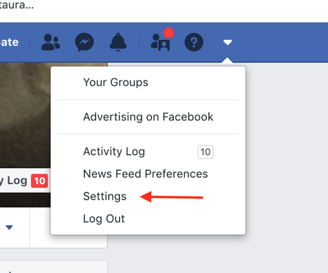 Download Facebook Networking Data, Step 1