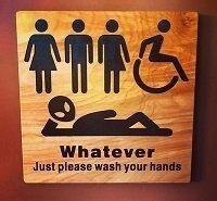 Gender Neutral Restroom Sign