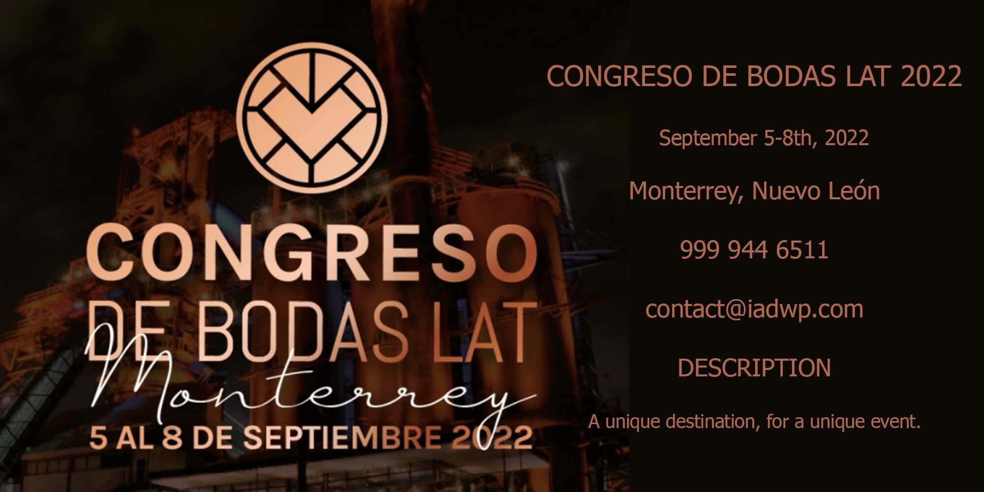 CONGRESO DE BODAS LAT