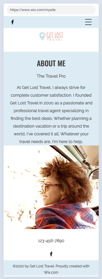 Wix Tutorial - Mobile View